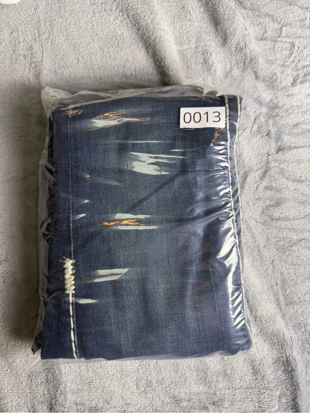True Religion Billy Super T Women’s Dark Blue Contrast-Stitch Jeans Size 25